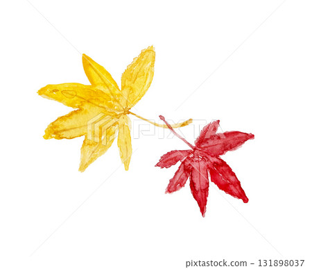 變紅的楓葉插圖 131898037