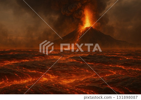 火山爆發 火山爆發 131898087