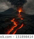Erupting volcano 131898414