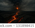 Erupting volcano 131898415