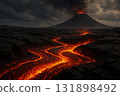 Erupting volcano 131898492