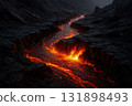 Erupting volcano 131898493
