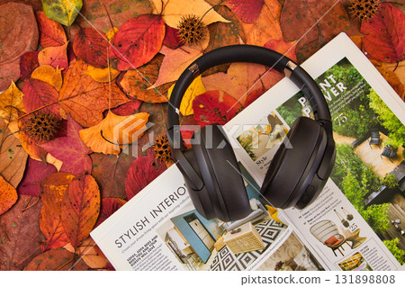 Fallen leaf frame 131898808