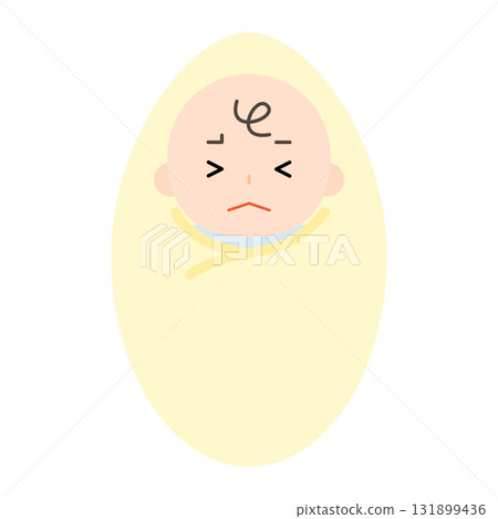 嬰兒哭鬧的插圖 131899436