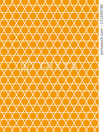 Orange hexagonal basket weave background Orange hexagonal basket weave background 131899786