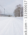 北海道積雪的道路 131900017