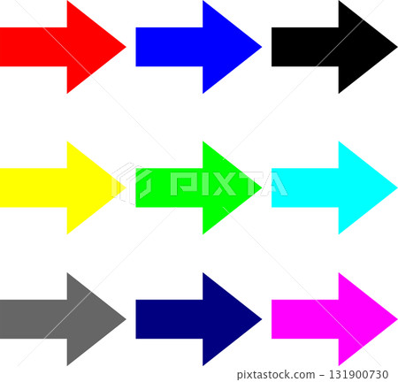 Simple and easy-to-use arrow set of 9 (red, blue, black, yellow, green, light blue, gray, navy blue, pink) Simple and easy-to-use arrow set of 9 (red, blue, black, yellow, green, light blue, gray, navy blue, pink) 131900730