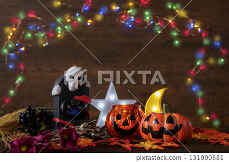 Halloween image: Jack-o'-lantern Halloween image: Jack-o'-lantern 131900881