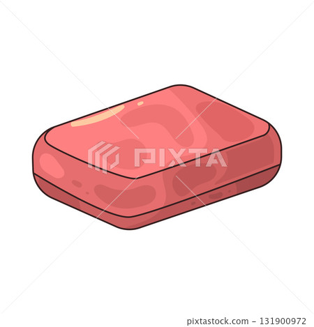 illustration of soap bar 131900972