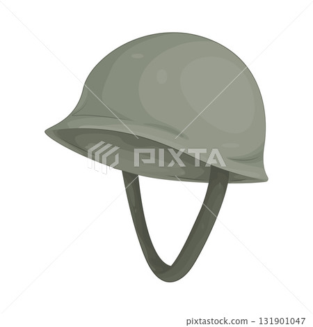 Illustration of military helmet Illustration of military helmet 131901047
