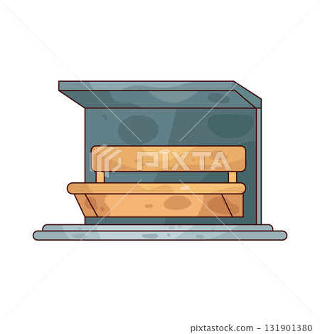 illustration of Dugout -插圖素材 [131901380] - PIXTA圖庫