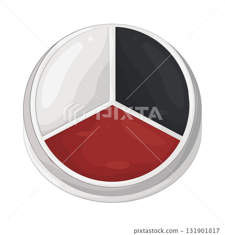 Illustration of face and body paint  131901817