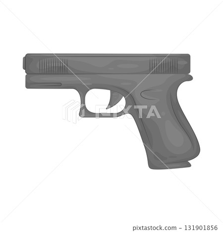 Illustration of gun Illustration of gun 131901856