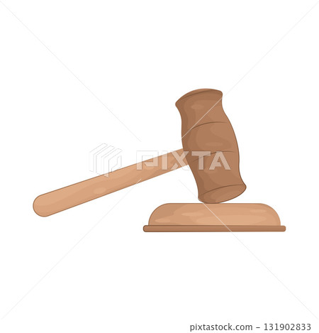 Illustration of gavel  131902833