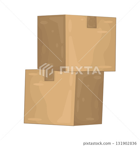 Illustration of delivery box 131902836