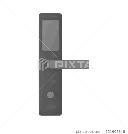Illustration of door lock  131902846