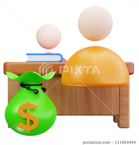 Bribery Transaction Desk Bribery Transaction Desk 131903949
