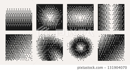 Pixel gradient gradation textures 131904070