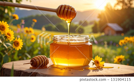 Honey image (AI-generated image) 131904115