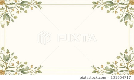 植物優雅的框架 131904717