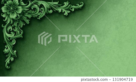 綠色框架 131904719