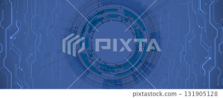 Abstract circuit technological and Artificial intelligence background Abstract circuit technological and Artificial intelligence background 131905128