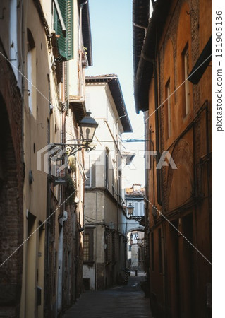 Exploring Ancient City Narrow Streets with Lanterns Exploring Ancient City Narrow Streets with Lanterns 131905136