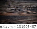 Treated wooden boards - wood decking flooring and wood deck with paneled walls. Textures and patterns of natural wood. Background for interiors 131905467