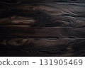 Treated wooden boards - wood decking flooring and wood deck with paneled walls. Textures and patterns of natural wood. Background for interiors 131905469