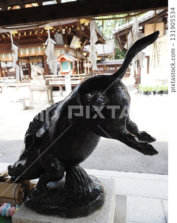 護王神社的野豬 護王神社的野豬 131905534