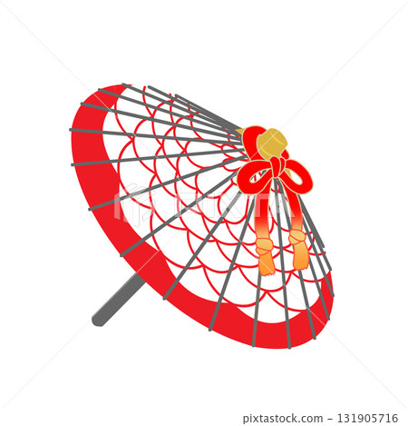 菊花圖案的日本傘 菊花圖案的日本傘 131905716