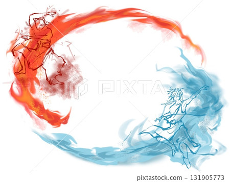 風神與雷神(激烈的競爭) 風神與雷神(激烈的競爭) 131905773