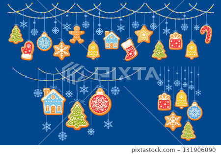 Christmas and New Year Garlands Set Christmas and New Year Garlands Set 131906090