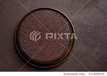 Chocolate sponge cake 131906939