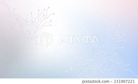 Circuit board digital abstract background. Motherboard technology texture design. AI semiconductor and computer processor on tech bg. Vector illustration Circuit board digital abstract background. Motherboard technology texture design. AI semiconductor and computer processor on tech bg. Vector illustration 131907221