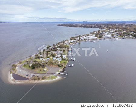 Town of Metung in Victoria Australia 131907438