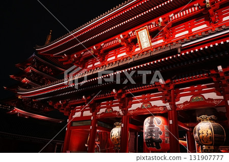 Japan Tokyo Asakusa Sensoji Temple Hozomon 131907777