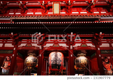 Japan Tokyo Asakusa Sensoji Temple Hozomon 131907779