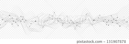 Abstract tech network connection dots. Digital background and big data technology. Blue background with plexus lines. Geometric background with abstract mesh Abstract tech network connection dots. Digital background and big data technology. Blue background with plexus lines. Geometric background with abstract mesh 131907878