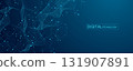 Motherboard technology circuit board background texture design. Creative idea AI banner concept for internet technology. Digital motherboard concept for poster, cover, banner, header, web template 131907891