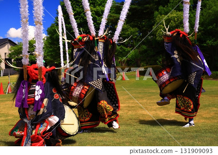 Iwate Prefecture Folk Performing Arts Performance Deer Dance Iwate Prefecture Folk Performing Arts Performance Deer Dance 131909093