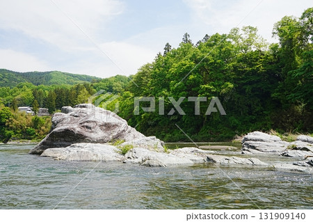 Japan Saitama Prefecture Chichibu Nagatoro Line Boat Ride 131909140
