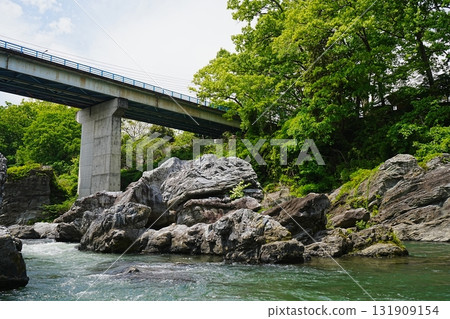 Japan Saitama Prefecture Chichibu Nagatoro Line Boat Ride 131909154