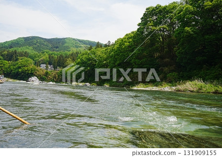 Japan Saitama Prefecture Chichibu Nagatoro Line Boat Ride Japan Saitama Prefecture Chichibu Nagatoro Line Boat Ride 131909155