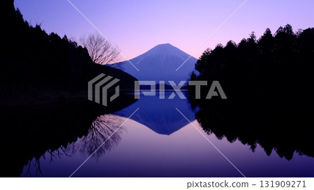 Lake Tanuki and Mt. Fuji 131909271