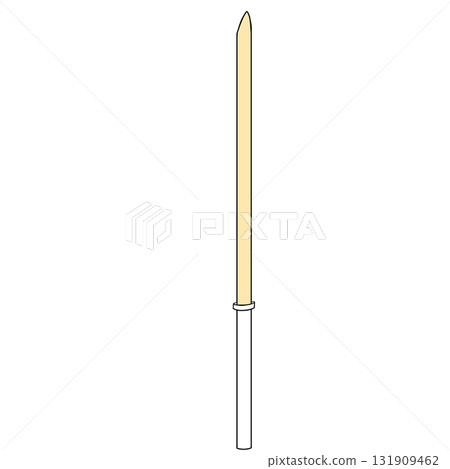 Simple wooden sword 131909462