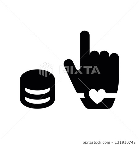 Simple black vector icon with a theme product selection Simple black vector icon with a theme product selection 131910742