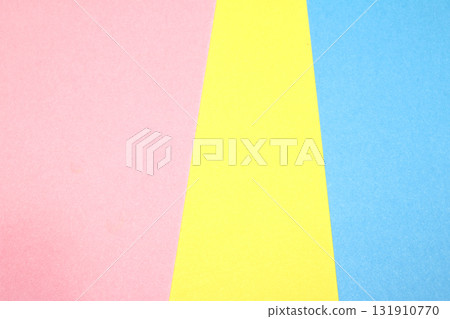 Simple Paper Card Primary Colour Lined Geometric Shapes in Multicolour Rainbow Calm Background Simple Paper Card Primary Colour Lined Geometric Shapes in Multicolour Rainbow Calm Background 131910770
