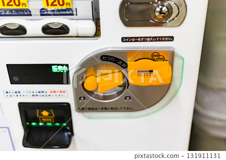 Vending machine coin insertion 131911131