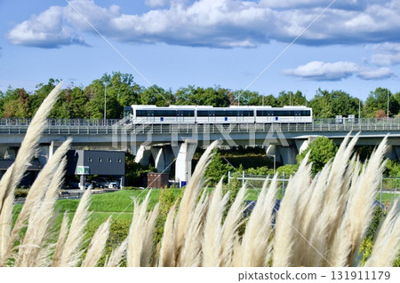 Transportation to Ghibli Park: Linimo and Pampas Grass Transportation to Ghibli Park: Linimo and Pampas Grass 131911179